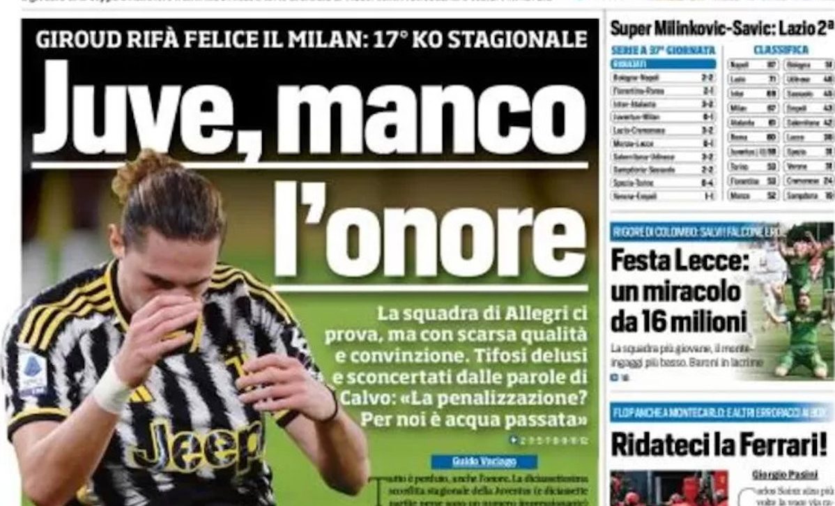 Rassegna Stampa Juve Prime Pagine Quotidiani 29 Maggio