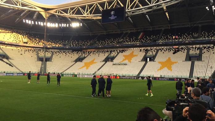 juventus barcellona allenamento