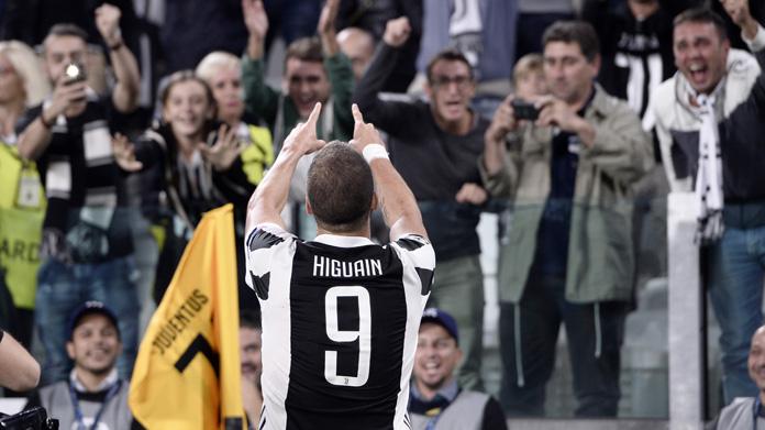 higuain esultanza bis juventus settembre 2017 2