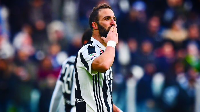 higuain esultanza juventus febbraio 2018 2