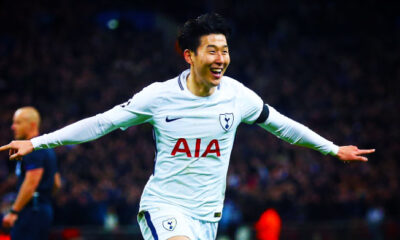 son esultanza tottenham marzo 2018