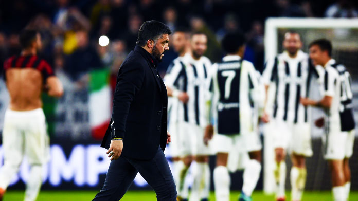 gattuso juventus milan marzo 2018