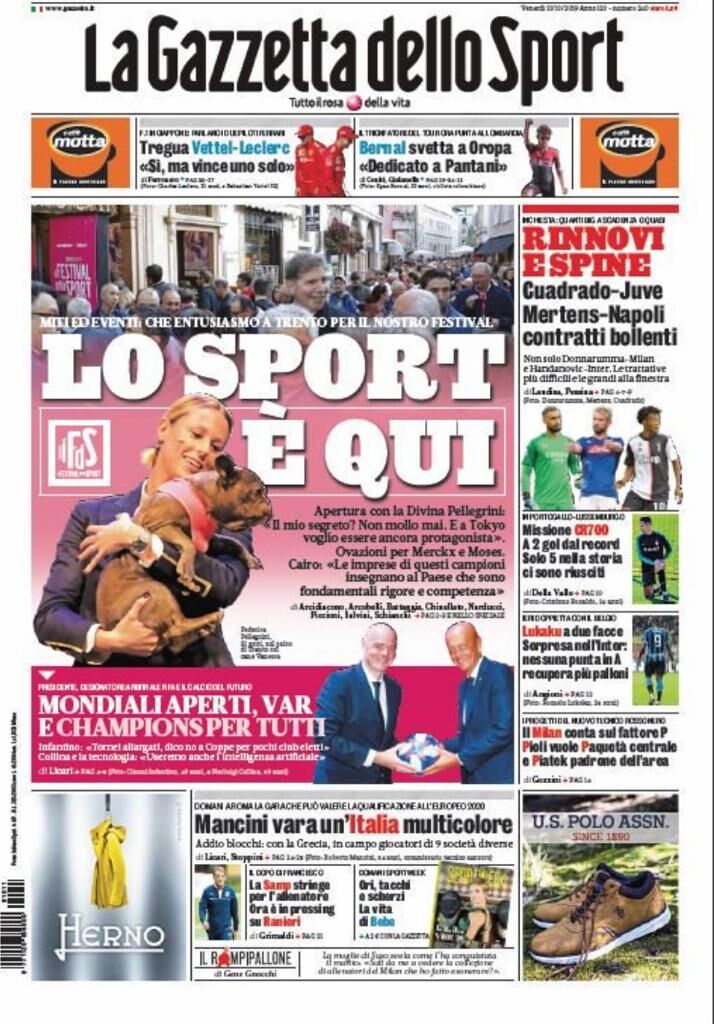 gazzetta 11 ottobre