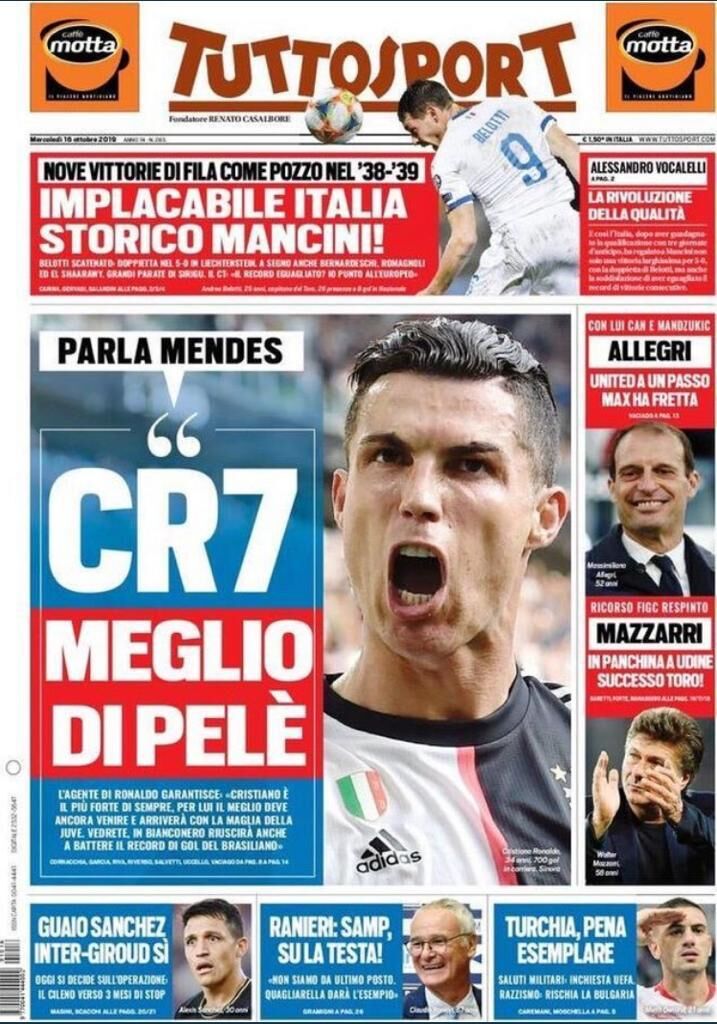 tuttosport 16 ottobre