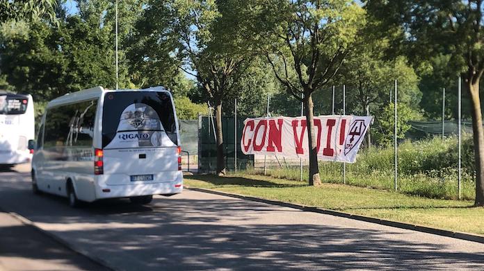 padova pullman striscione