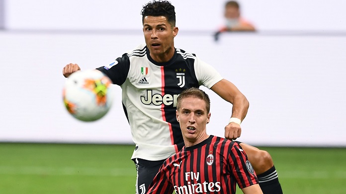 ronaldo conti milan juve