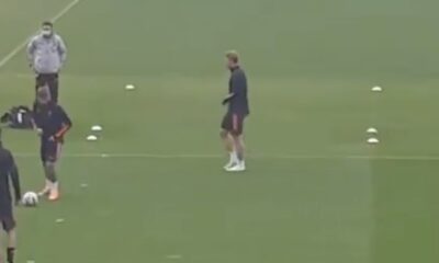 De Ligt allenamento