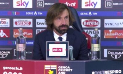 Pirlo conferenza stampa Genoa