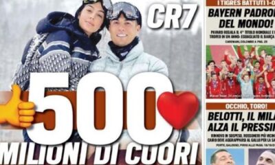 Prima Pagina Tuttosport 12 febbraio