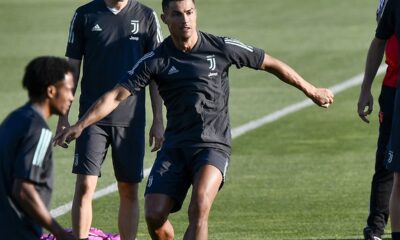 ronaldo cuadrado allenamento juve