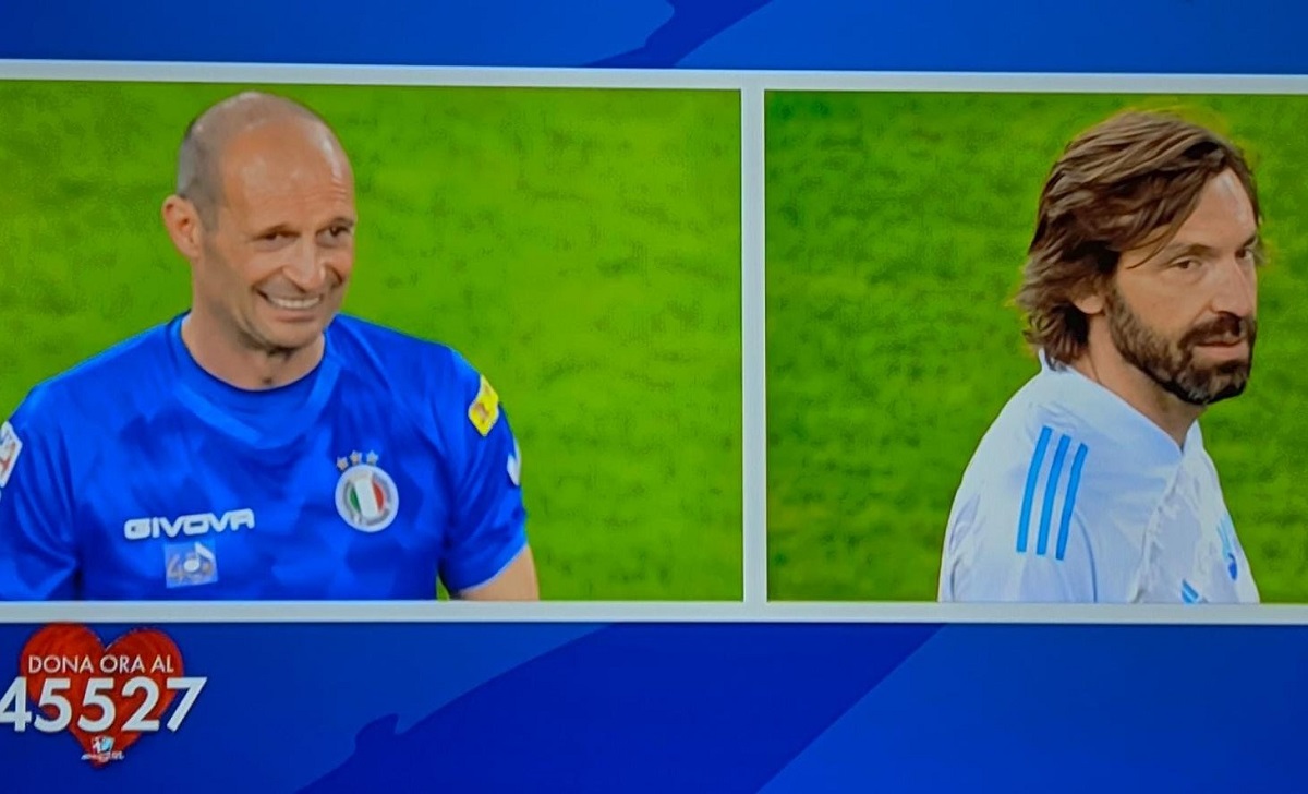 Allegri Pirlo Montaggio In Tv Che Scatena I Tifosi E Gia Un Indizio Foto