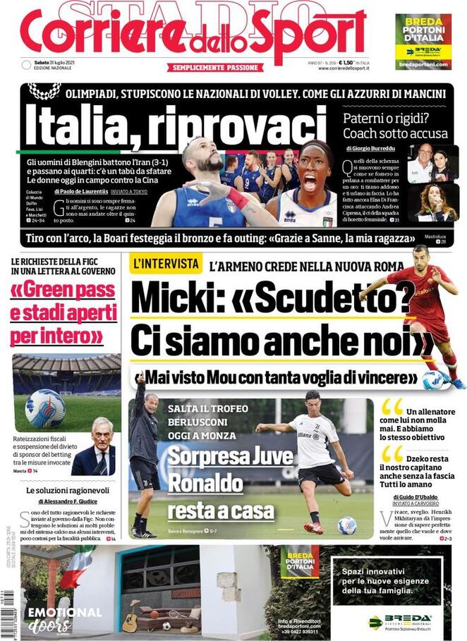 corriere dello sport 2021 07 31 610476ed09711