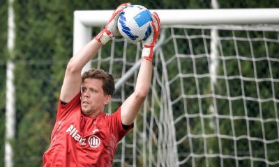 szczesny allenamento juve