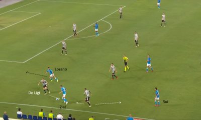 Napoli Juve azione secondo gol