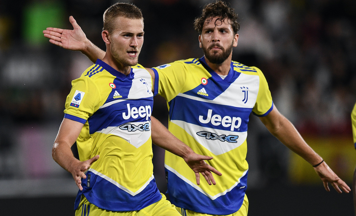 de ligt locatelli juventus esultanza