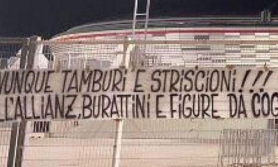 striscioni allianz stadium