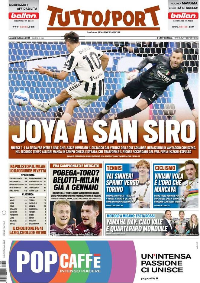 tuttosport 2021 10 25 6175df36a7c65