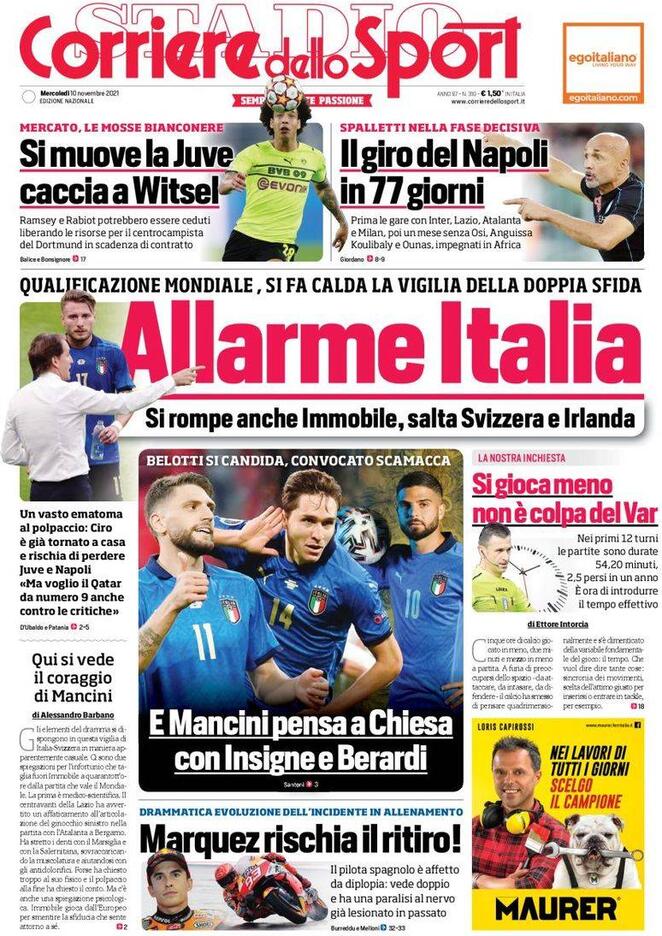 corriere dello sport 2021 11 10 618aff5ed2744