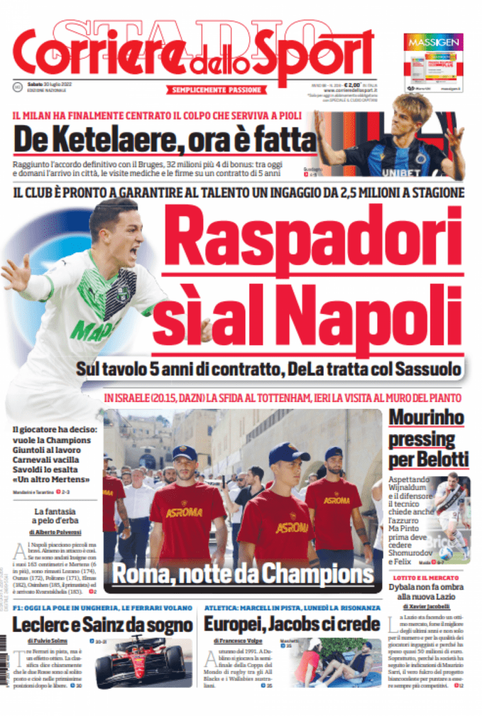 corriere dello sport 21