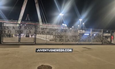 striscione tifosi juventus