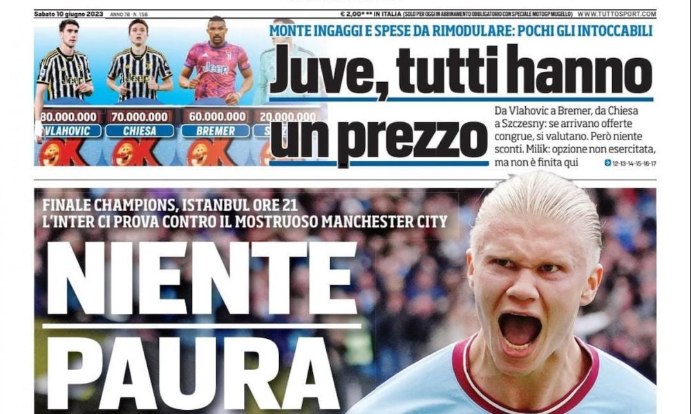 Rassegna Stampa Juve: Prime Pagine Quotidiani Sportivi – 10 Giugno