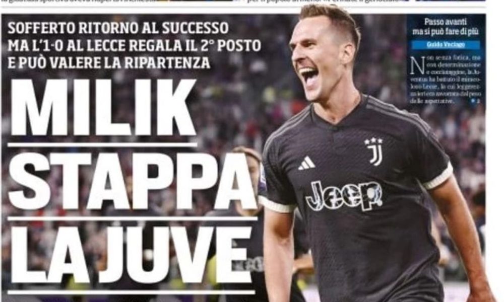 Rassegna Stampa Juve: Prime Pagine Quotidiani – 27 Settembre