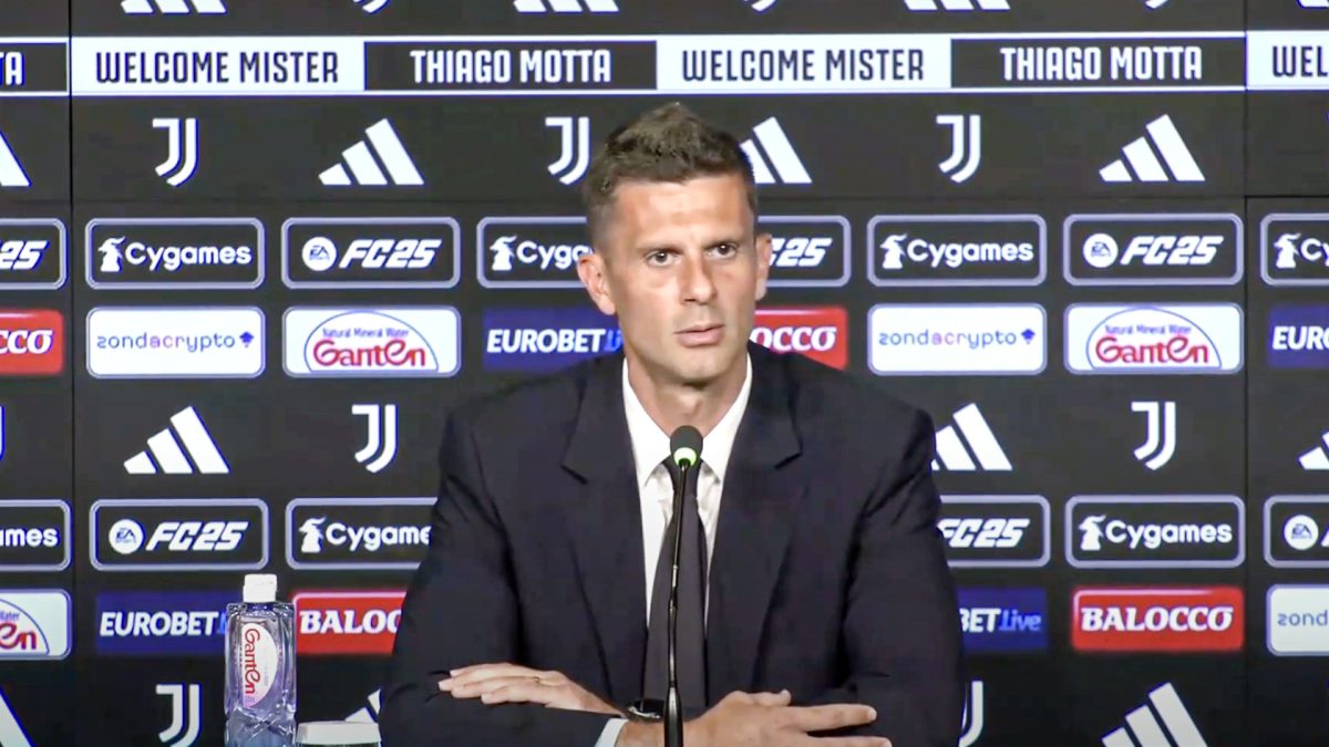 Conferenza stampa Thiago Motta post Fiorentina Juve: «Non siamo stati capaci di reagire. Cosa ci siamo detti con Giuntoli? Rimane tutto all’interno ma…»