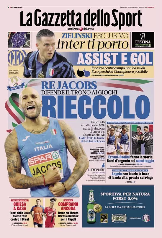 la gazzetta dello sport 010031807