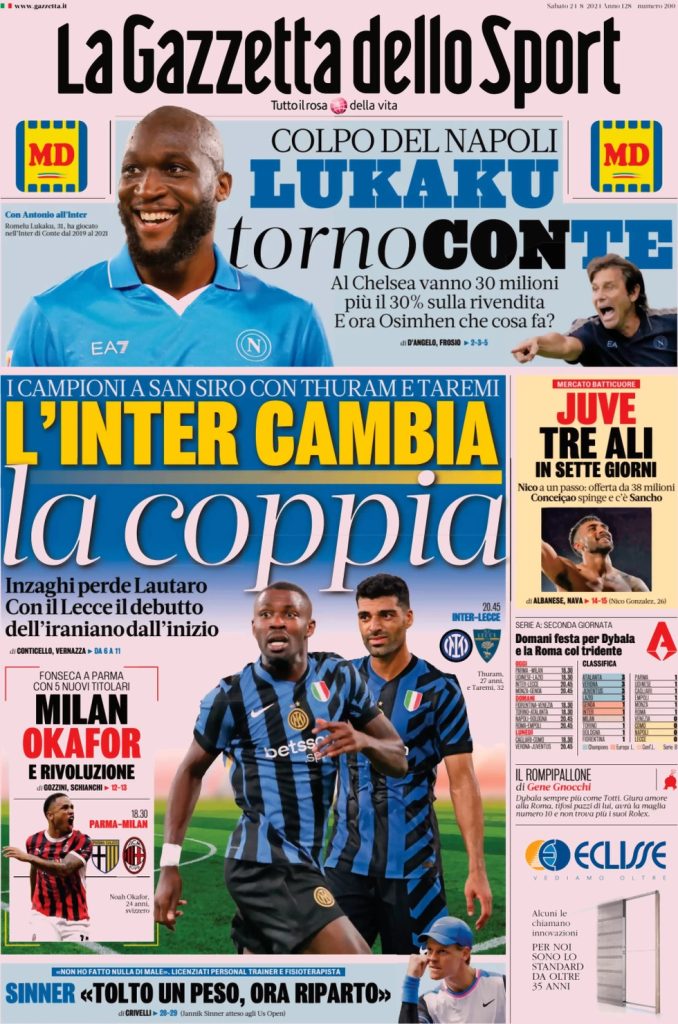 la gazzetta dello sport 050306774