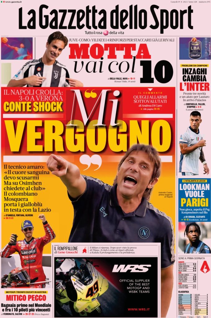 la gazzetta dello sport 050805059