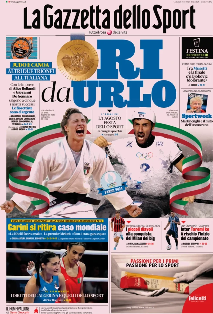 la gazzetta dello sport 051203012