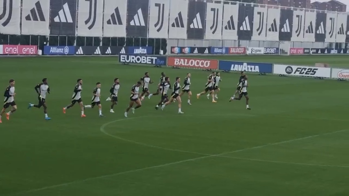 Allenamento Juve Continassa