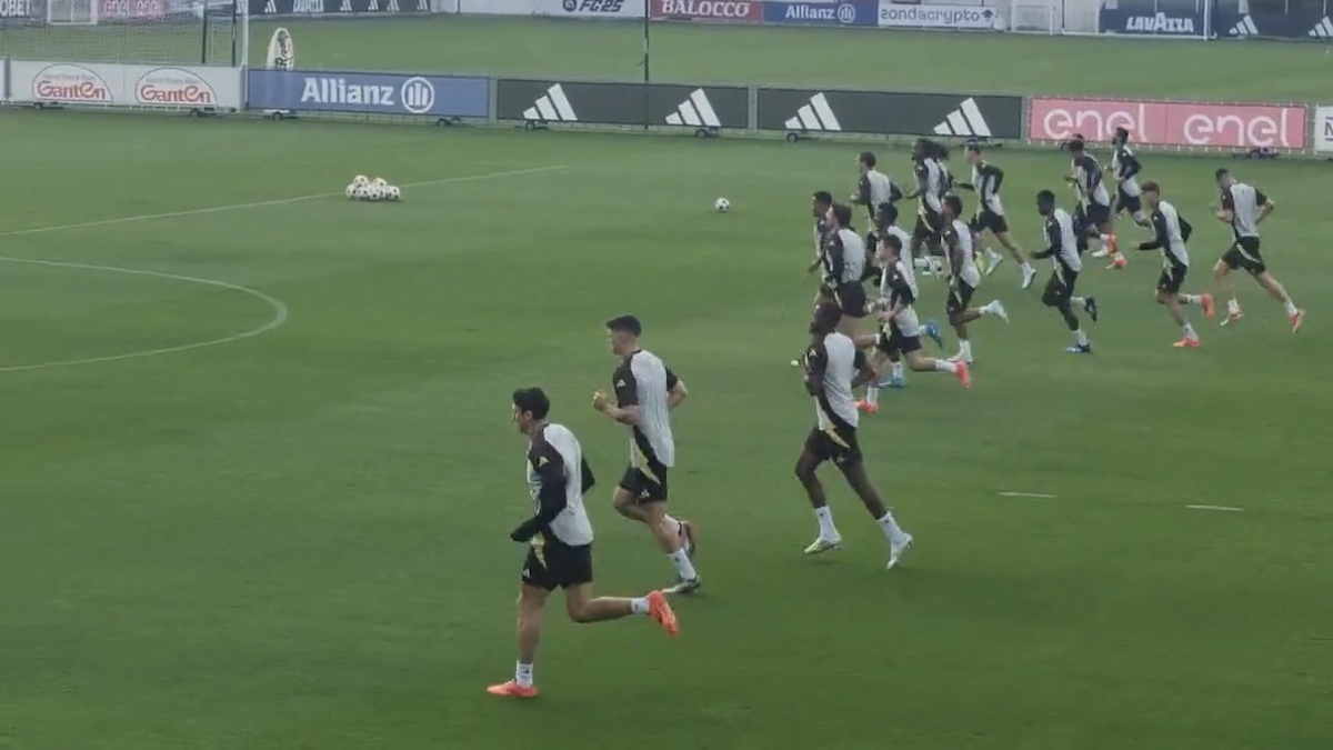 Allenamento Juve