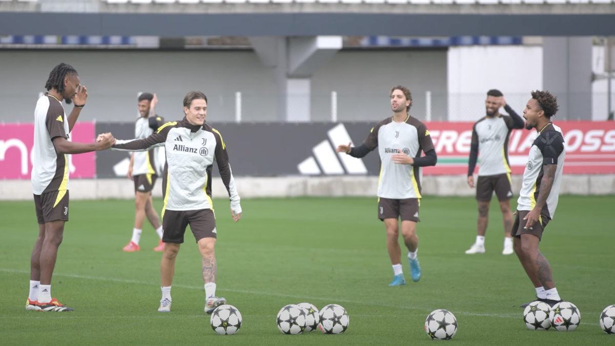 Allenamento Juve Continassa