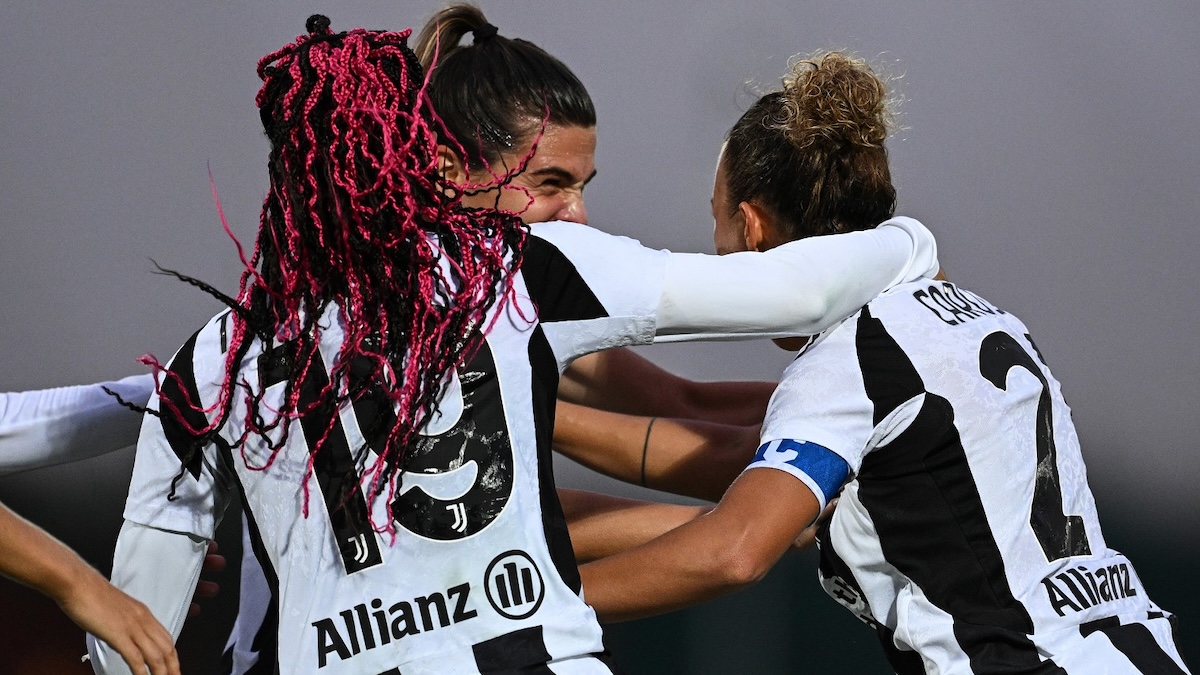 Esultanza Juventus Women