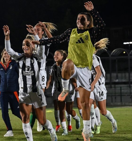 Esultanza Juventus Women