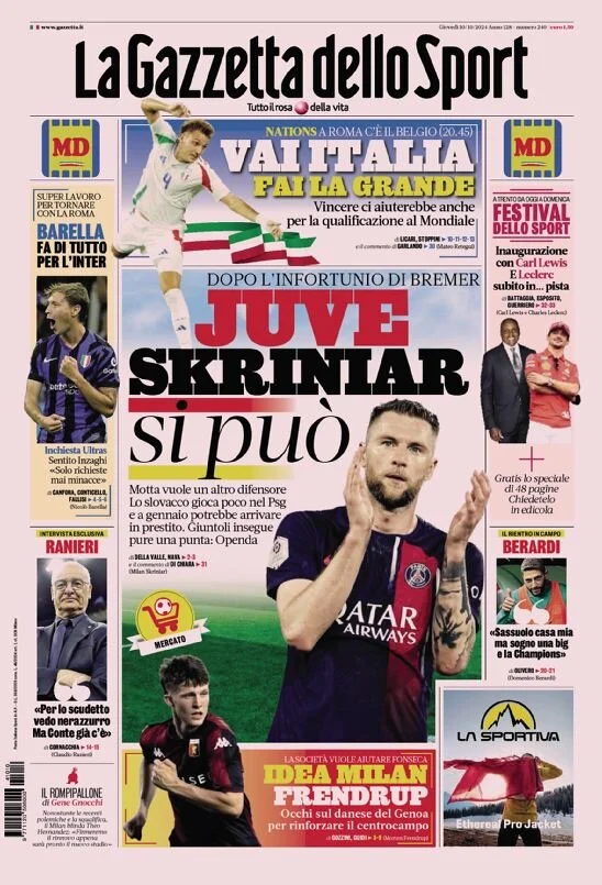 la gazzetta dello sport 010035212