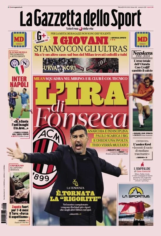 la gazzetta dello sport 010040989