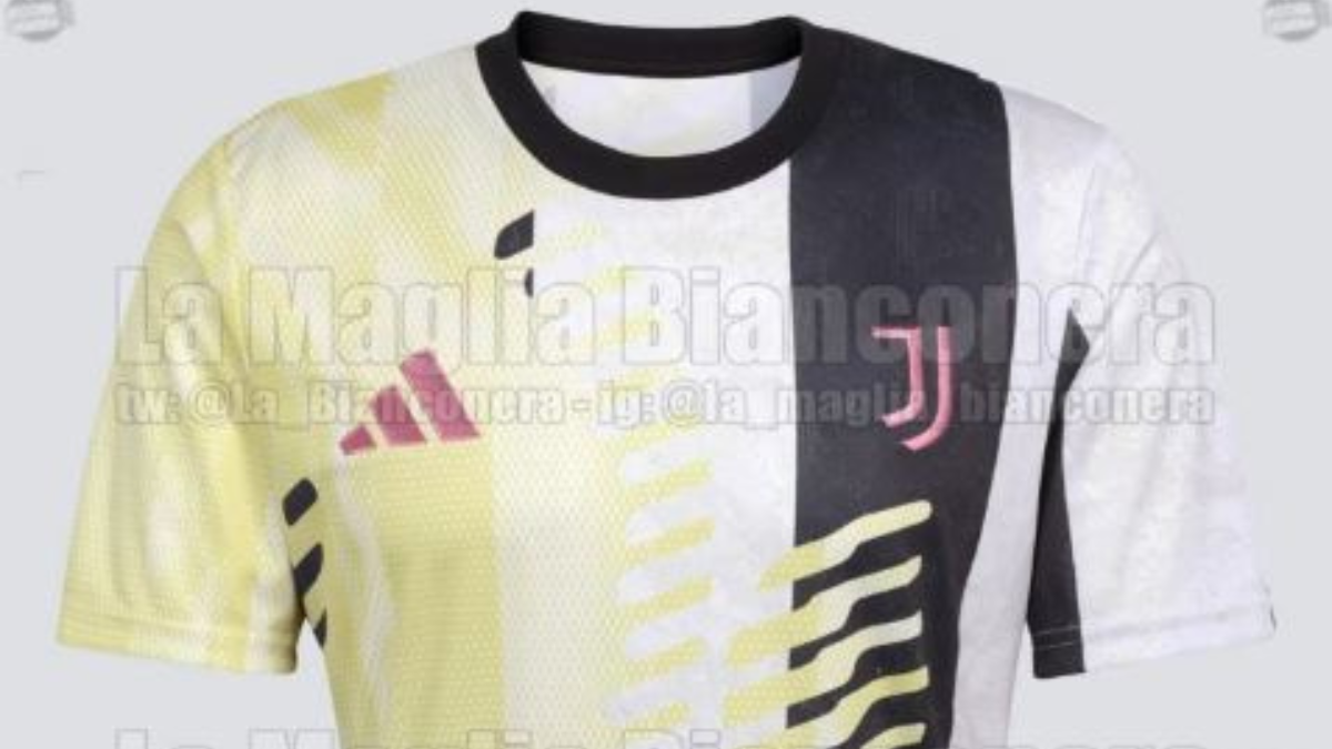 Seconda maglia pre-match Juve 2024/25