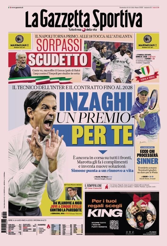 la gazzetta dello sport 010020389