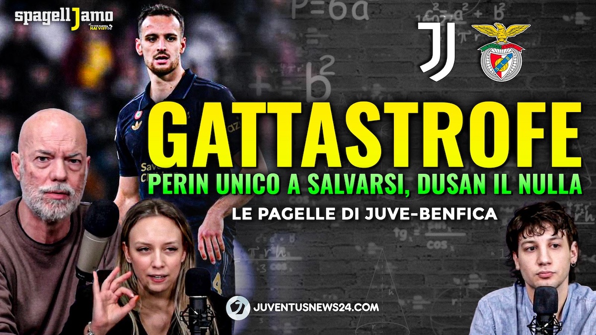 Pagelle Juve Benfica: Perin unico a salvarsi, Gatti da 4,5, Vlahovic e Thiago Motta bocciati! – VIDEO