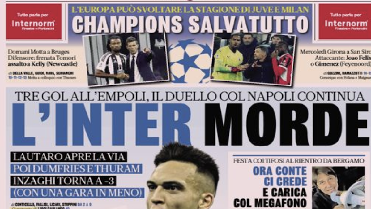 Rassegna stampa Juve: prime pagine quotidiani – 20 gennaio