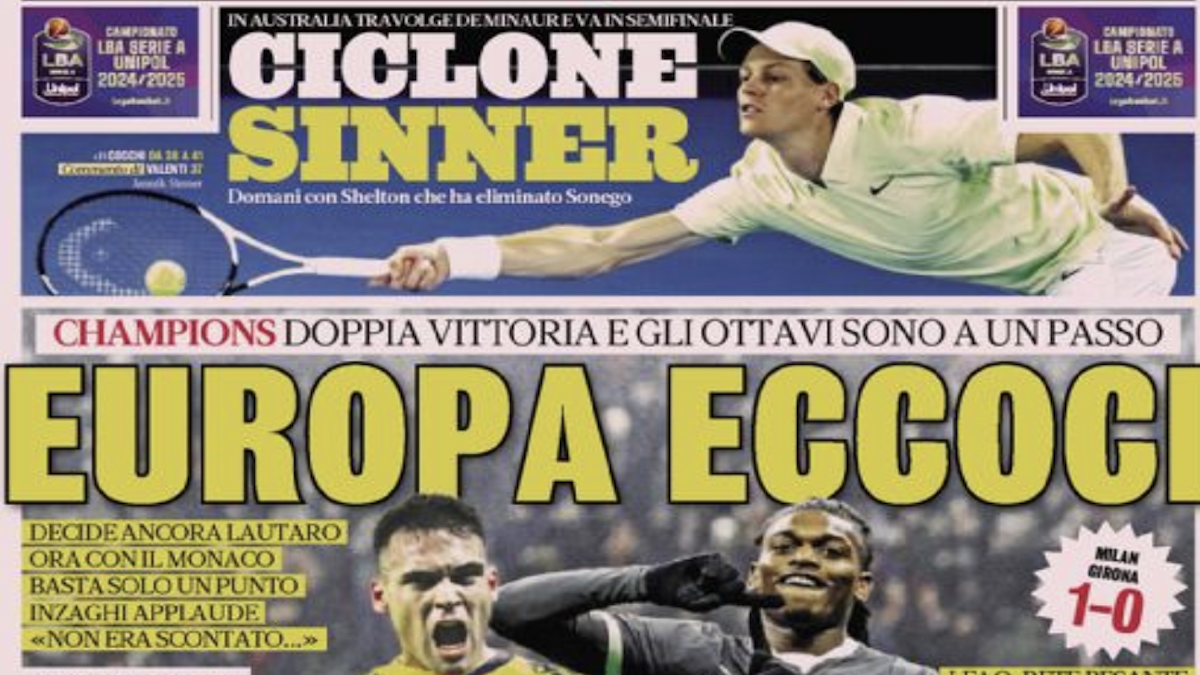 Rassegna stampa Juve: prime pagine quotidiani – 23 gennaio