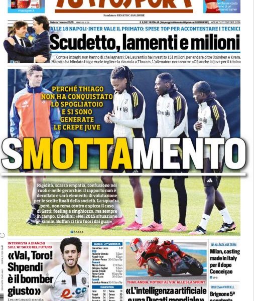 Juventus News – Rassegna stampa Juve: prime pagine sportive – 1 marzo