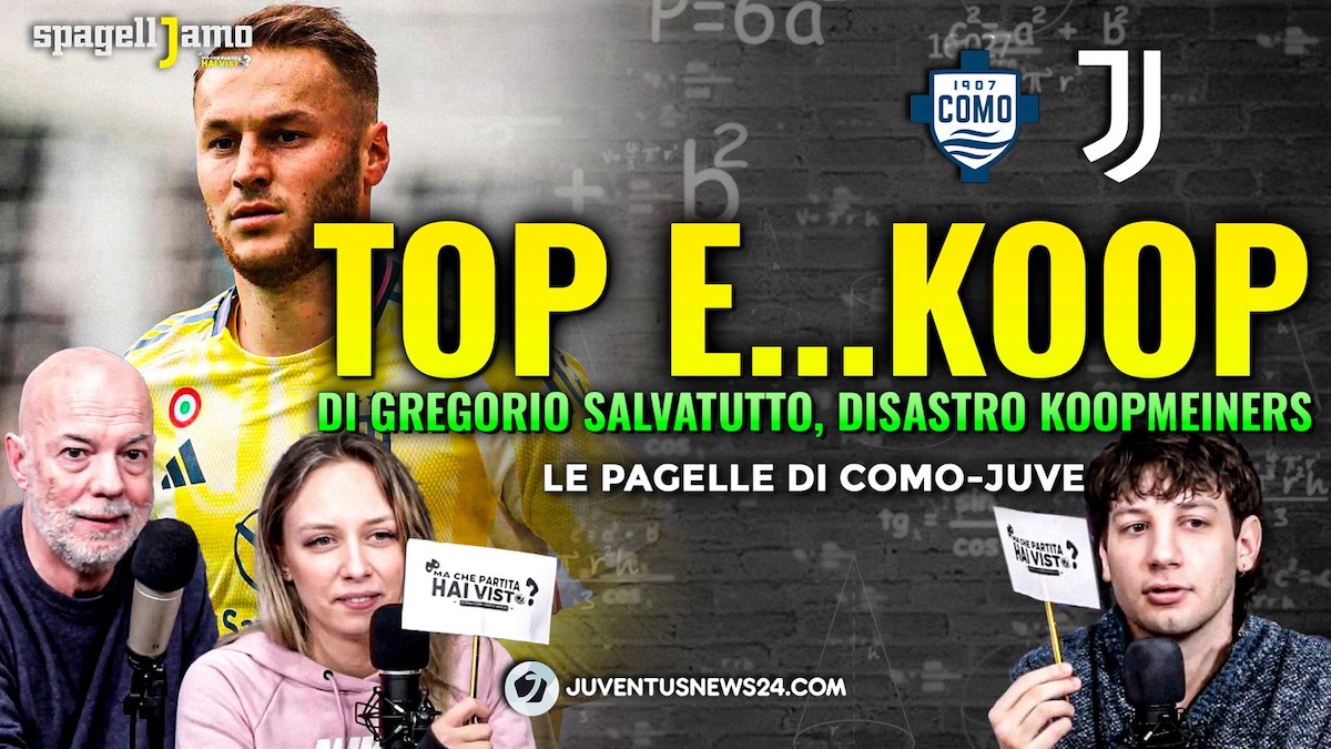 Pagelle Como Juve: sprofondo Koopmeiners, voti alti per Di Gregorio e Kolo Muani, malino Kelly – VIDEO