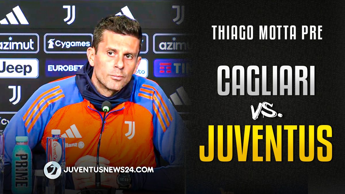 Conferenza stampa Thiago Motta pre Cagliari Juve: il VIDEO con le parole del tecnico bianconero