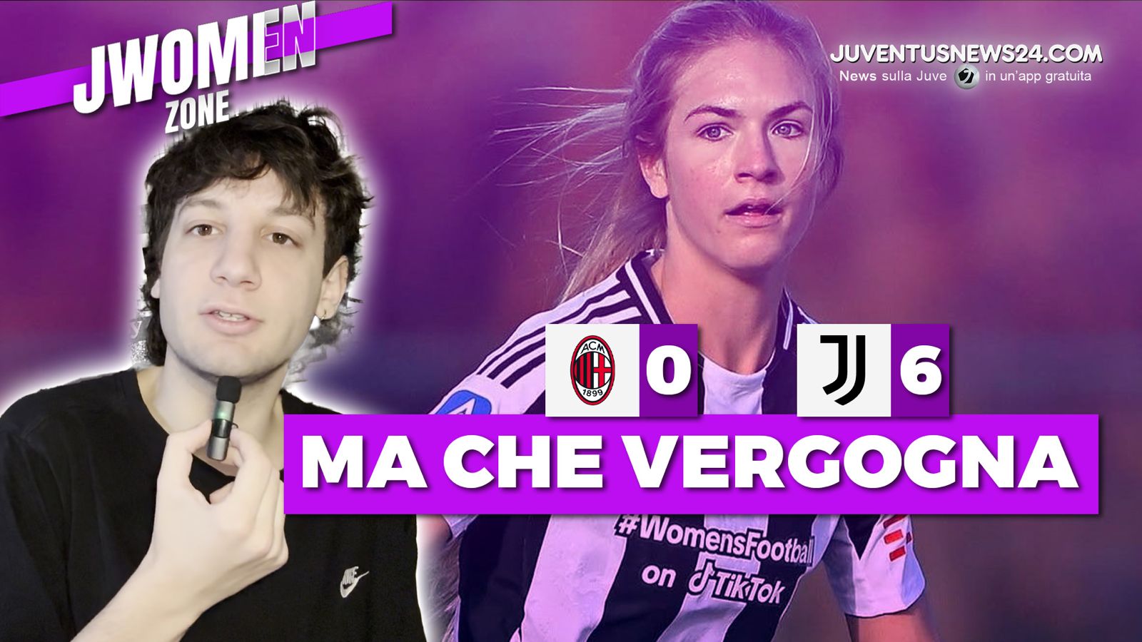 Milan Juventus Women 0 6: set match scudetto. Caruso a Monaco, la Juve va a Brighton. Mauro Munno su JWomen Zone – VIDEO