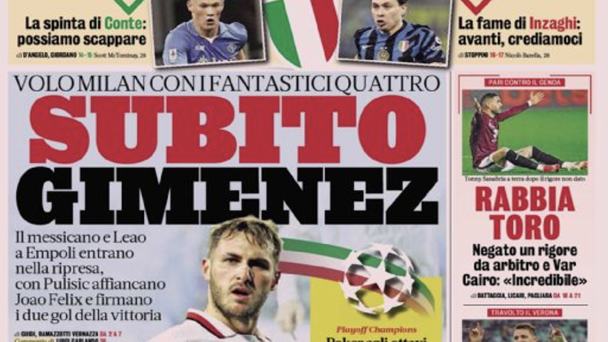 Rassegna stampa Juve: prime pagine quotidiani – 9 febbraio