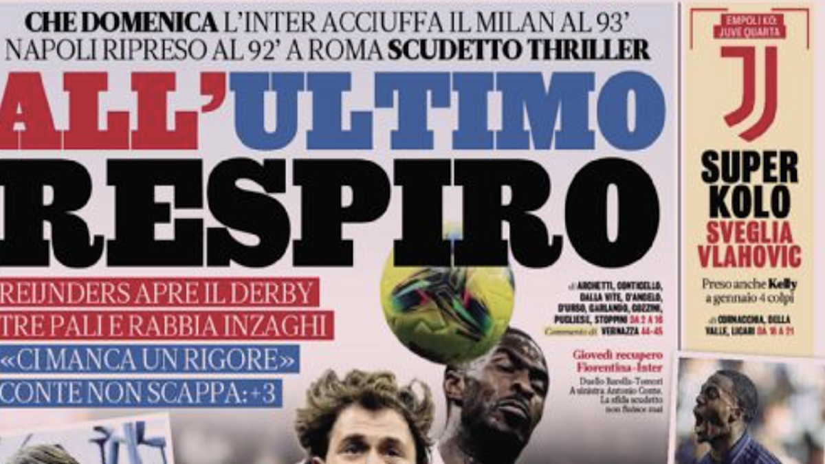 Rassegna stampa Juve: prime pagine quotidiani – 3 febbraio