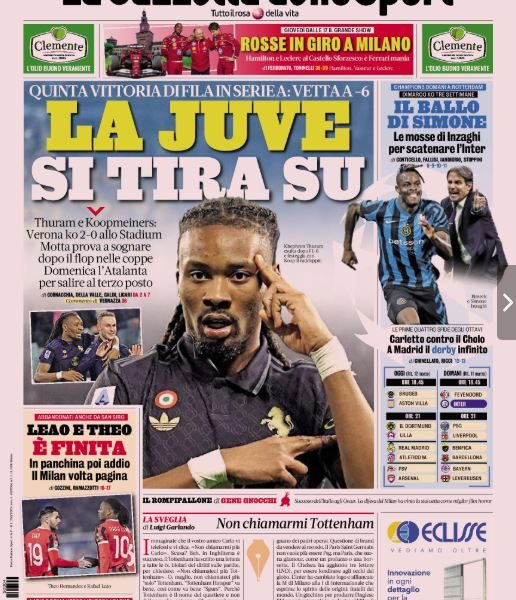 Juventus News – Prime pagine dei quotidiani sportivi: Rassegna stampa Juve del 4 marzo